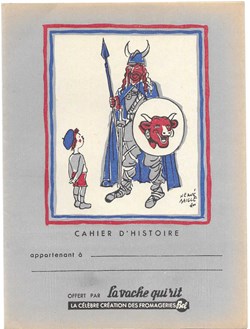 protège cahier - vache qui rit