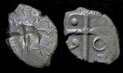 drachme à la tête bouclée du Causé