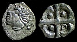 drachme à la tête négroïde