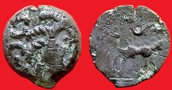 bronze au loup tête à droite