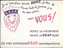 buvard - alcool