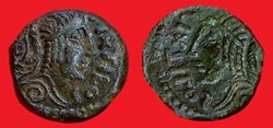 bronze PIXTILOS au cavalier