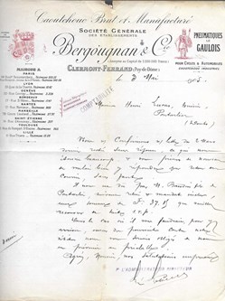 facture - BERGOUGNAN