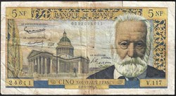 5 nouveaux francs ( VICTOR HUGO ) - type 1959