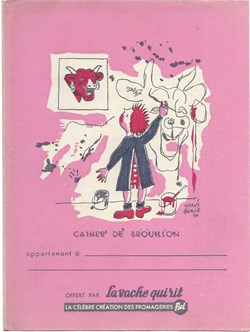 protège cahier - vache qui rit