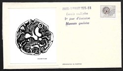 enveloppe - monnaie gauloise