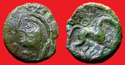 bronze au cheval et à la croix tréflée