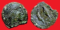 bronze ECRITVRIX à l'aigle et au lézard - cl 1