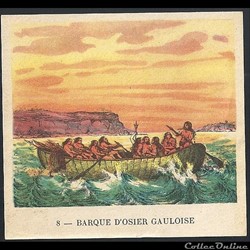 barque d'osier gauloise