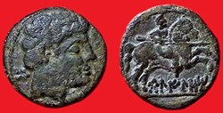 BELIGION bronze au cavalier