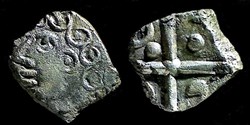 drachme à la tête bouclée du Causé