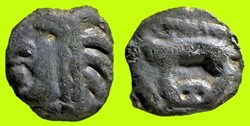 potin tête d'indien type de " TREMBLOIS "