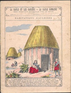 protège cahier - habitations gauloises