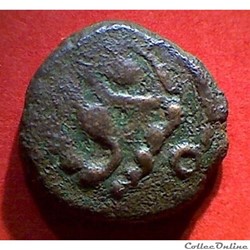 série 42 C DT 287 quart de statère en bronze à l'astre