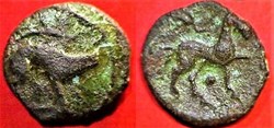 bronze au sanglier et au cheval