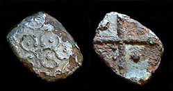 drachme aux motifs géométriques