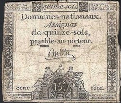 assignat quinze sols