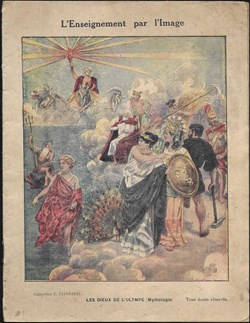 protège cahier - les dieux de l'OLYMPE