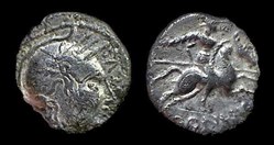 denier au cavalier DVRNACCVS / DONNVS