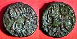 bronze au sanglier et au cheval