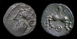 denier à la tête casquée - type 1a
