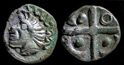 drachme à la tête négroïde