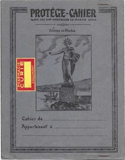 protège cahier - colosse de ROHDES
