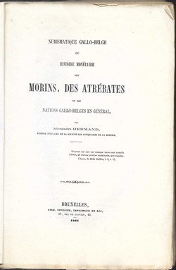 histoire monétaire des MORINS , ATREBATES