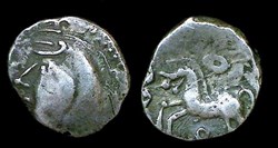 denier à la tête casquée - type 3