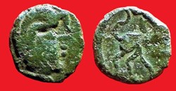 bronze à la tête casquée et au cheval *