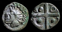 saucé - drachme à la tête négroïde