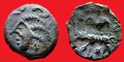 bronze au loup tête à gauche