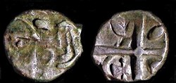 drachme à la tête cubiste