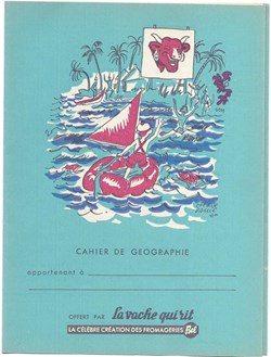 protège cahier - vache qui rit