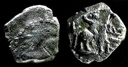drachme au cavalier à droite