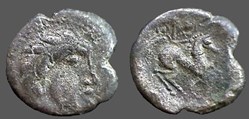 drachme à l'annelet pointé - b