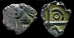 drachme à la tête négroïde