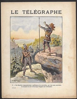protège cahier - le télégraphe