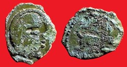 bronze à la tête casquée et au cheval *