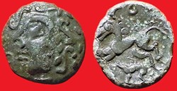 bronze au cheval et au sanglier - a