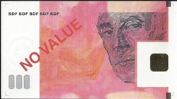 échantillon 100 euros RAVEL