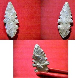pointe de flèche silex d