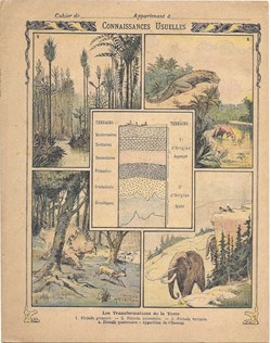 protège cahier - les transformations de la terre