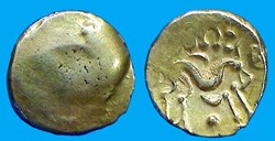 statère d'or uniface