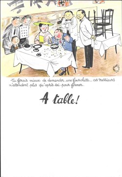 laboratoire LE BRUN menu - JEAN BELLUS d