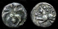 denier d'argent au rameau