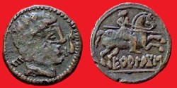 EKUALAKOS as de bronze au cavalier