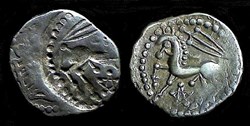 denier au glaive et au pentagramme