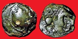bronze au loup et au pégase au X