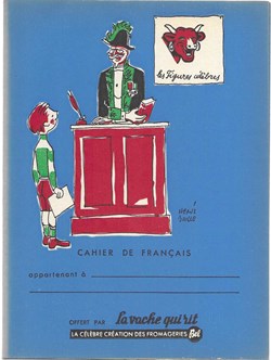 protège cahier - vache qui rit